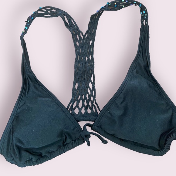 Crochet Racerback Bikini Top - Picture 4 of 7